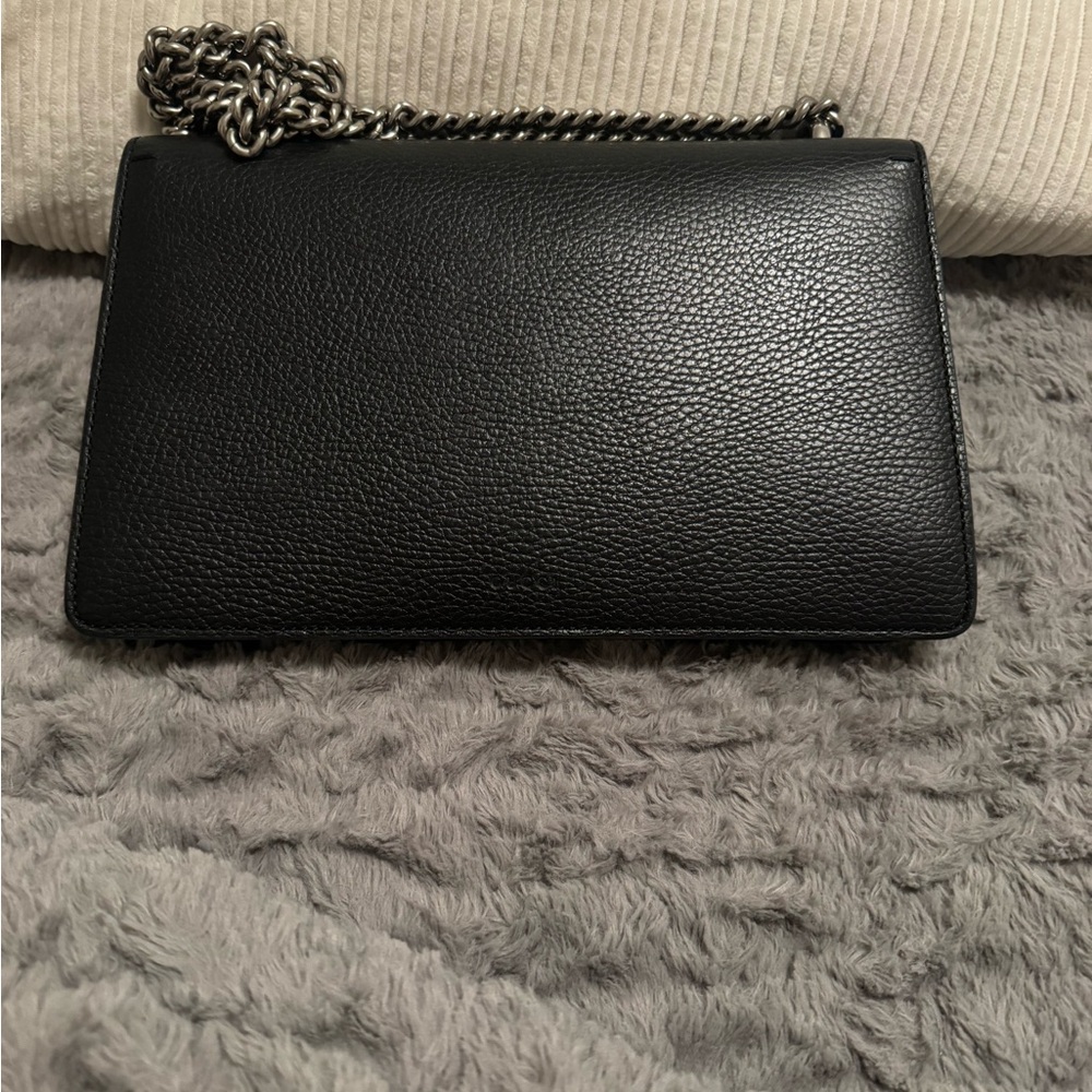 Gucci Black Leather Shoulder Bag